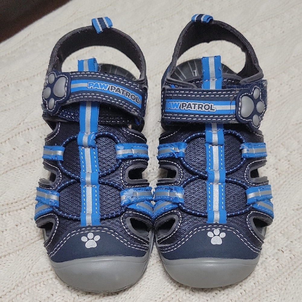 Paw Patrol Navy and Gray Kids Sandals